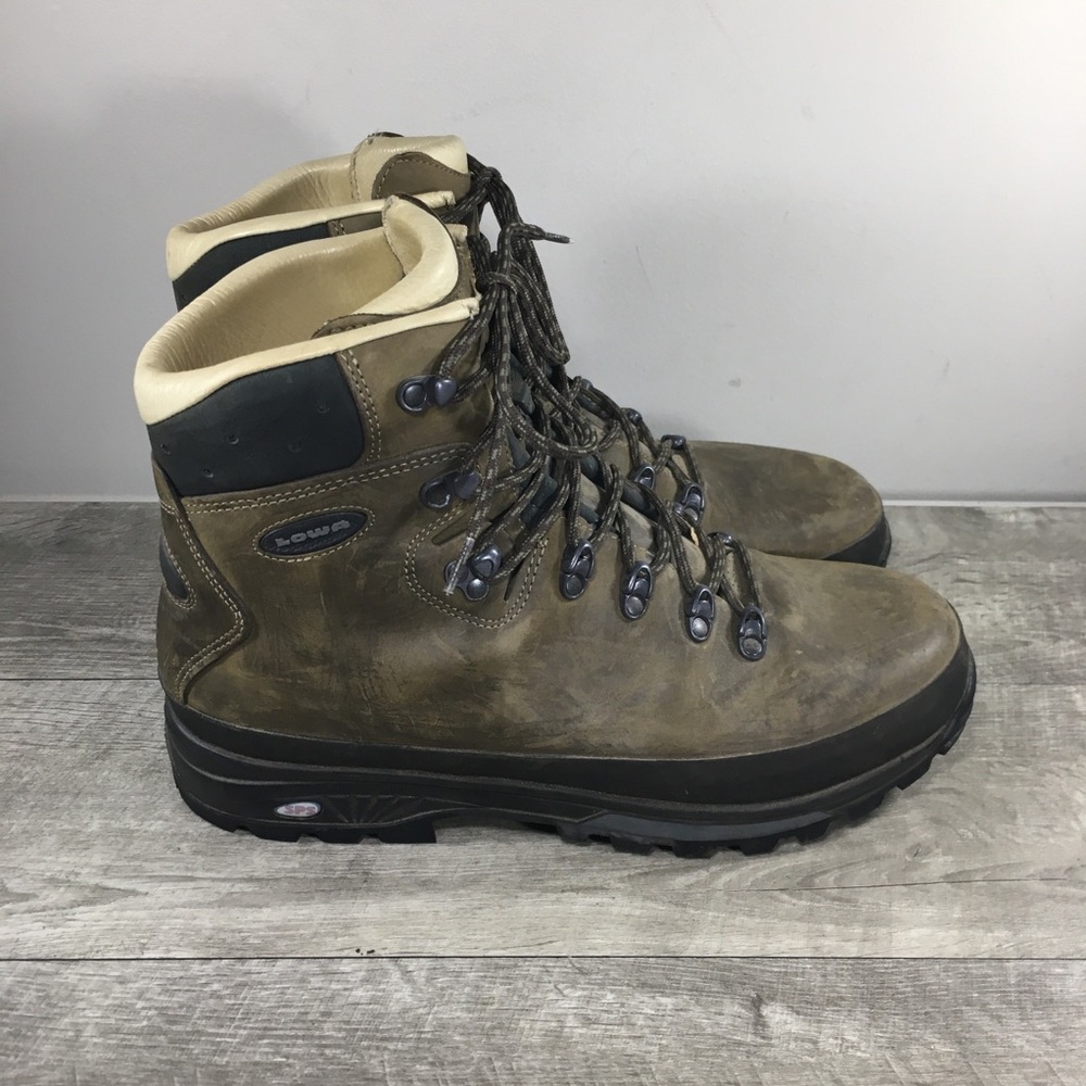 Lowa Germany Banff Baffin Leather Waterproof Hiking Backpacking Mens Boots Sz 12